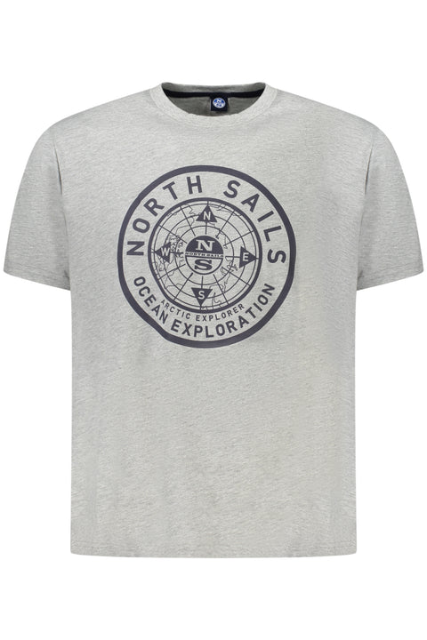 North Sails T-Shirt Maniche Corte Uomo Grigio