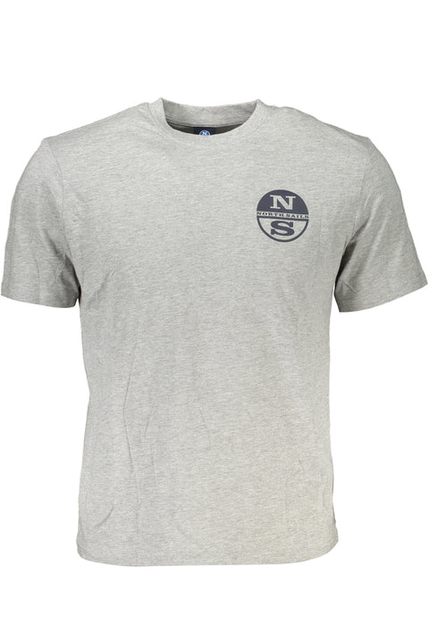 North Sails T-Shirt Maniche Corte Uomo Grigio