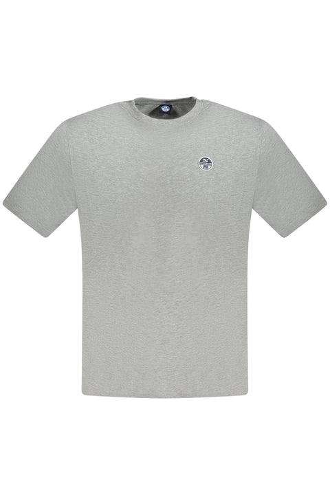 North Sails T-Shirt Maniche Corte Uomo Grigio