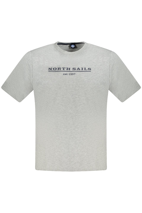 North Sails T-Shirt Maniche Corte Uomo Grigio