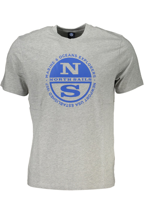 North Sails T-Shirt Maniche Corte Uomo Grigio