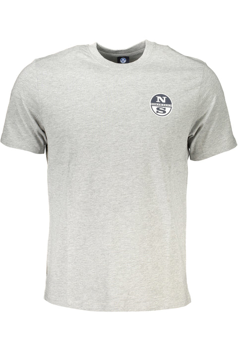 North Sails T-Shirt Maniche Corte Uomo Grigio