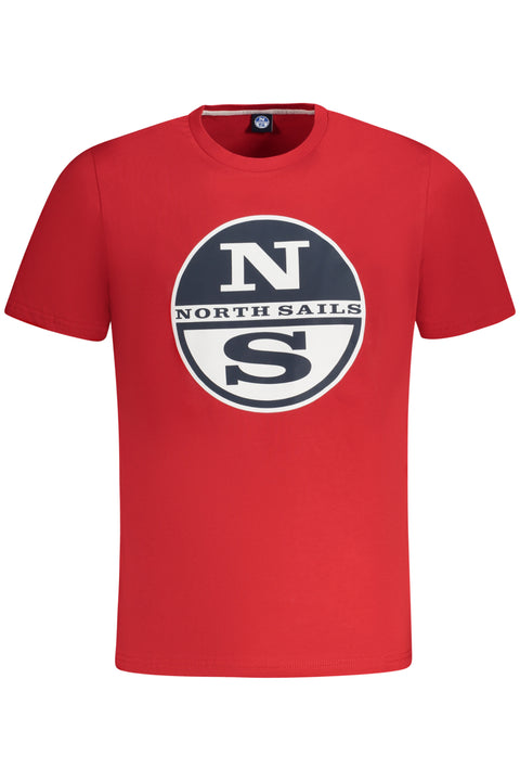 North Sails T-Shirt Maniche Corte Uomo Rosso