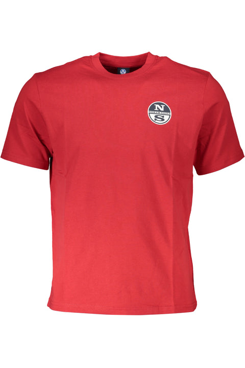 North Sails T-Shirt Maniche Corte Uomo Rosso