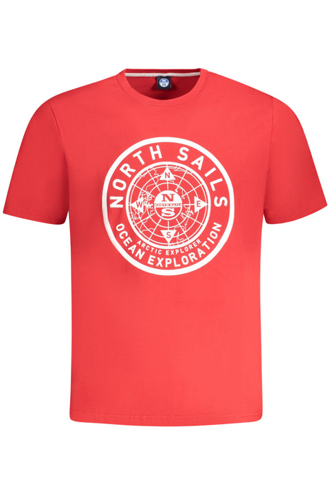 North Sails T-Shirt Maniche Corte Uomo Rosso