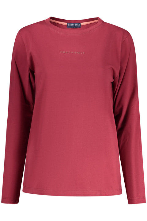 North Sails T-Shirt Maniche Lunghe Donna Rosso