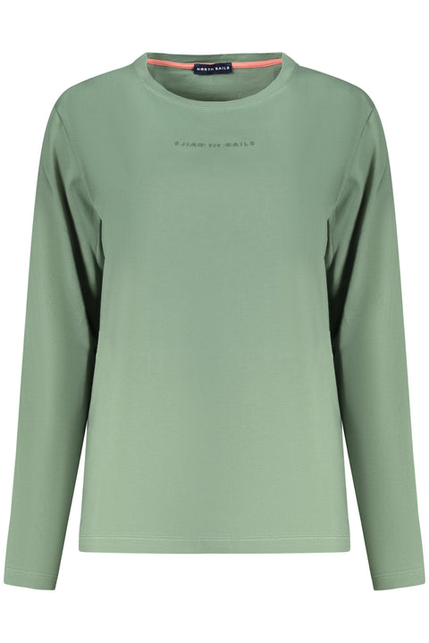North Sails T-Shirt Maniche Lunghe Donna Verde