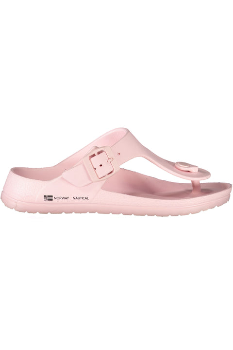 Norway 1963 Calzatura Ciabatta Donna Rosa