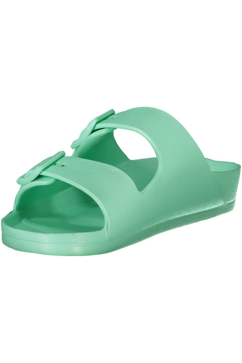 Norway 1963 Calzatura Ciabatta Donna Verde