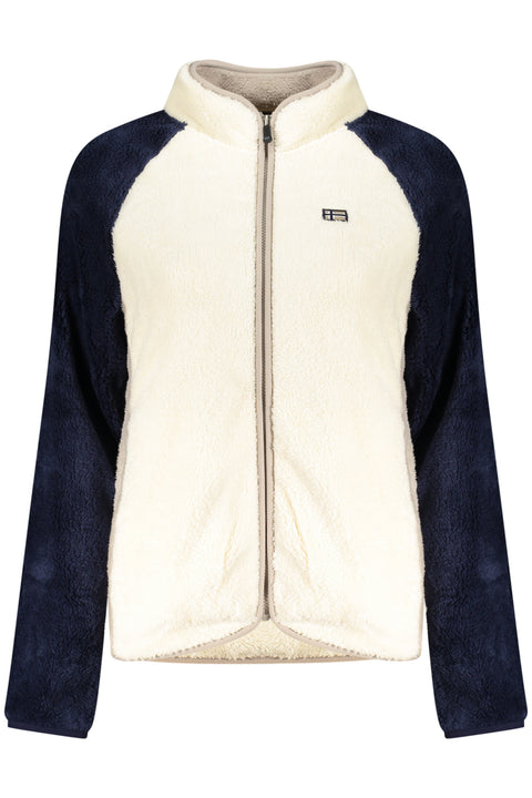 Norway 1963 Felpa Con Zip Donna Bianco