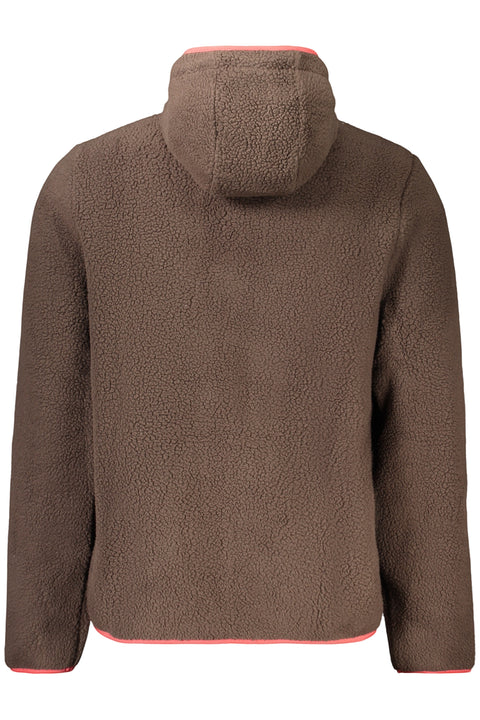 Norway 1963 Felpa Con Zip Uomo Marrone