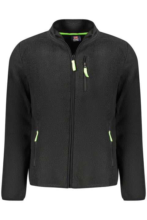 Norway 1963 Felpa Con Zip Uomo Nero