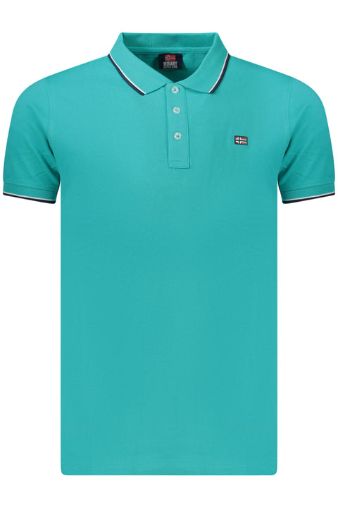 Norway 1963 Polo Maniche Corte Uomo Azzurro