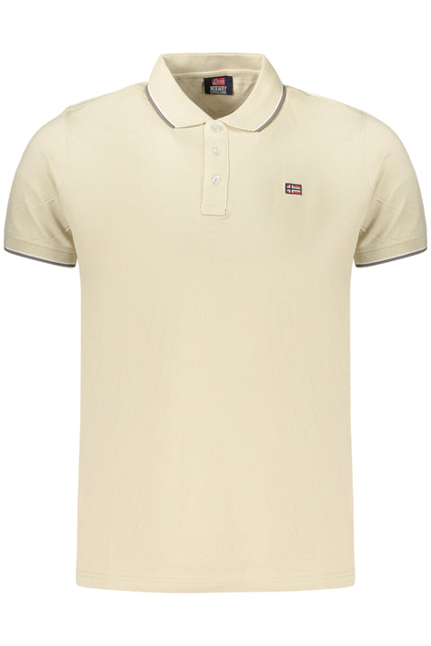 Norway 1963 Polo Maniche Corte Uomo Beige