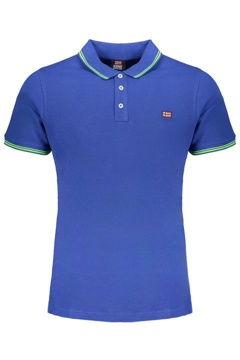 Norway 1963 Polo Maniche Corte Uomo Blu
