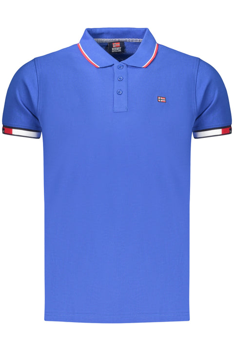 Norway 1963 Polo Maniche Corte Uomo Blu