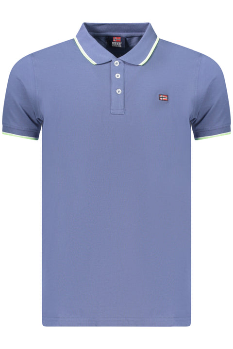 Norway 1963 Polo Maniche Corte Uomo Blu