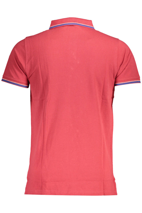 Norway 1963 Polo Maniche Corte Uomo Rosso