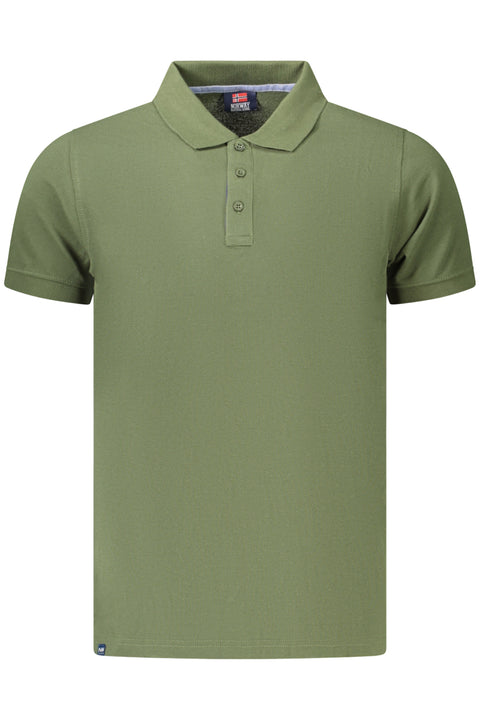 Norway 1963 Polo Maniche Corte Uomo Verde