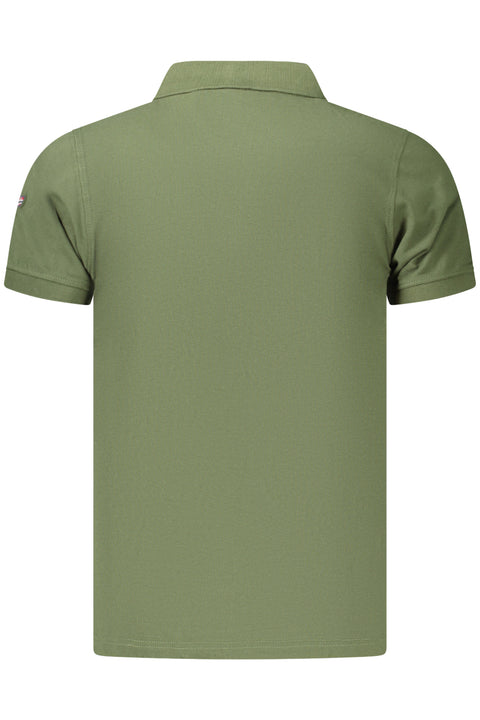 Norway 1963 Polo Maniche Corte Uomo Verde