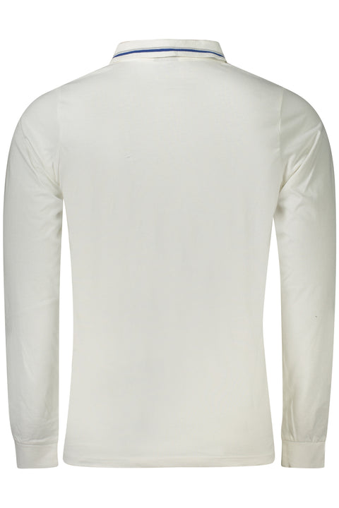Norway 1963 Polo Maniche Lunghe Uomo Bianco