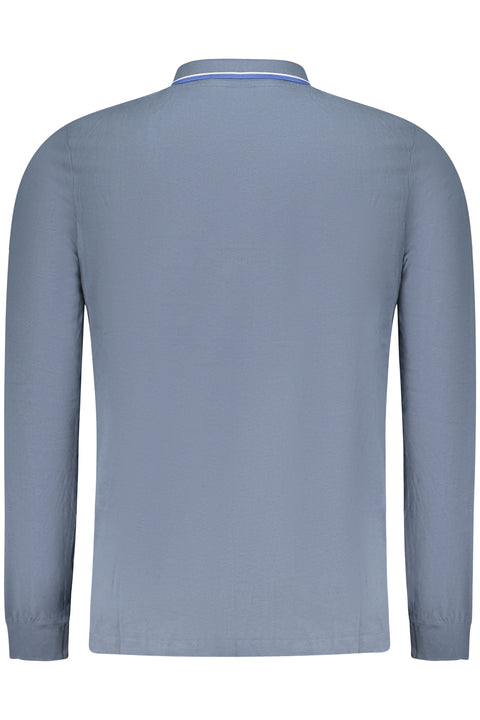 Norway 1963 Polo Maniche Lunghe Uomo Blu