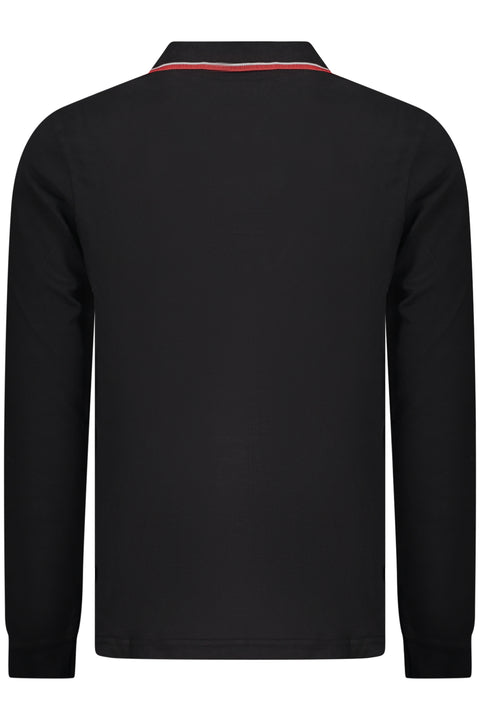 Norway 1963 Polo Maniche Lunghe Uomo Nero