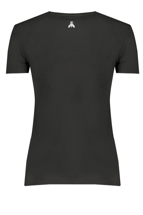 Patrizia Pepe T-Shirt Maniche Corte Donna Nero