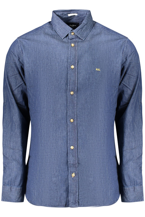 Pepe Jeans Camicia Maniche Lunghe Uomo Blu