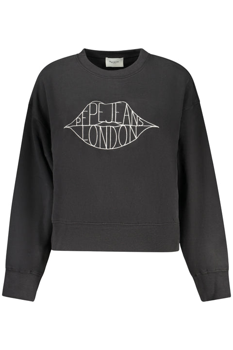 Pepe Jeans Felpa Senza Zip Donna Nero