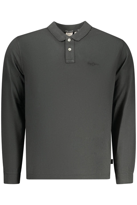 Pepe Jeans Polo Maniche Lunghe Uomo Nero