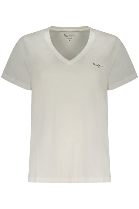 Pepe Jeans T-Shirt Maniche Corte Donna Bianco