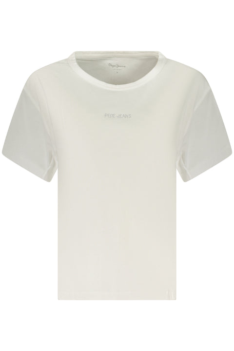 Pepe Jeans T-Shirt Maniche Corte Donna Bianco