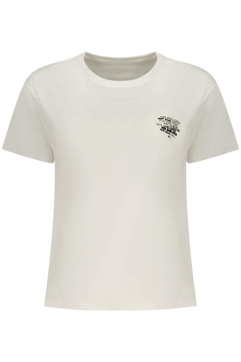 Pepe Jeans T-Shirt Maniche Corte Donna Bianco