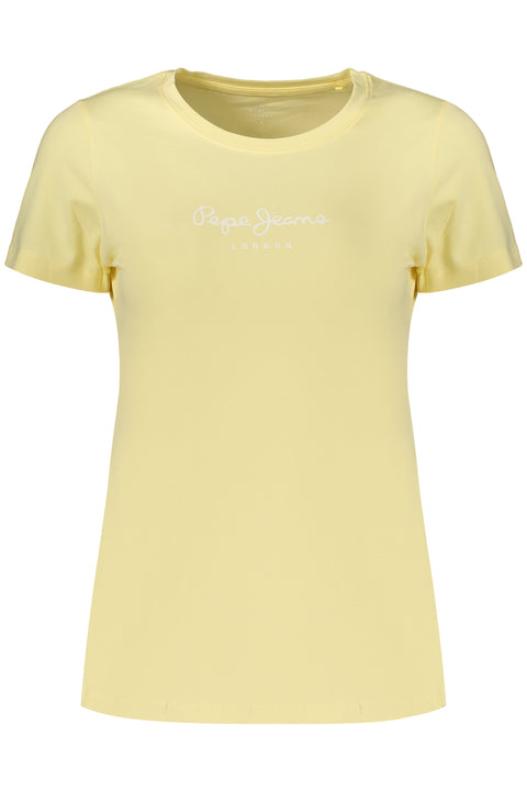 Pepe Jeans T-Shirt Maniche Corte Donna Giallo