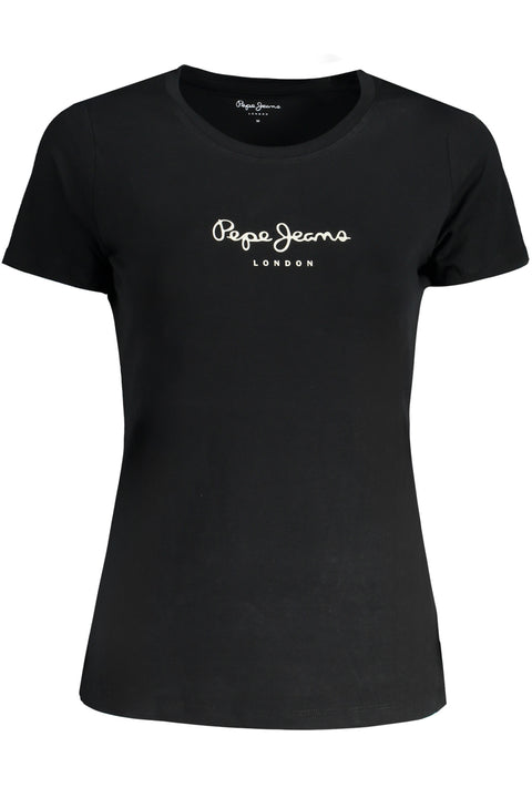 Pepe Jeans T-Shirt Maniche Corte Donna Nero