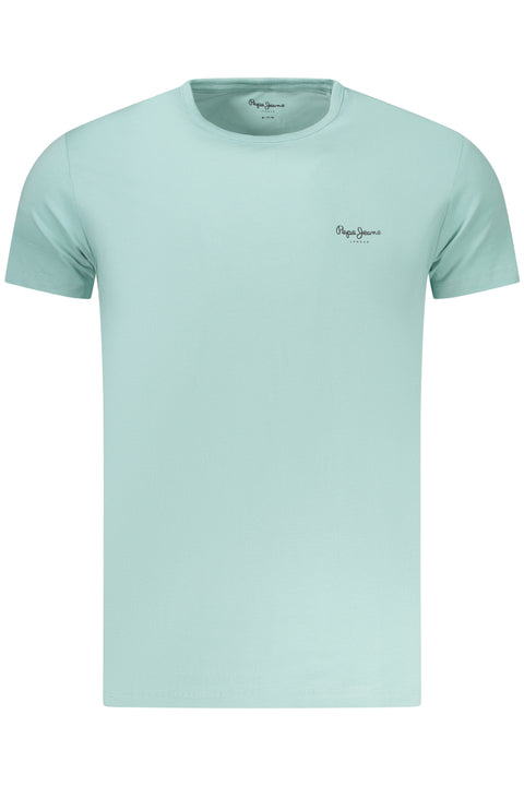 Pepe Jeans T-Shirt Maniche Corte Uomo Azzurro