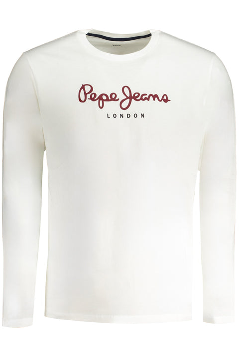 Pepe Jeans T-Shirt Maniche Lunghe Uomo Bianco