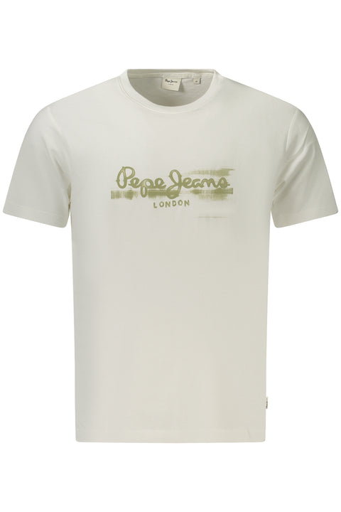 Pepe Jeans T-Shirt Maniche Corte Uomo Bianco