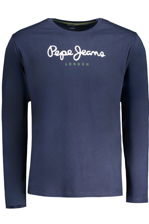 Pepe Jeans T-Shirt Maniche Lunghe Uomo Blu