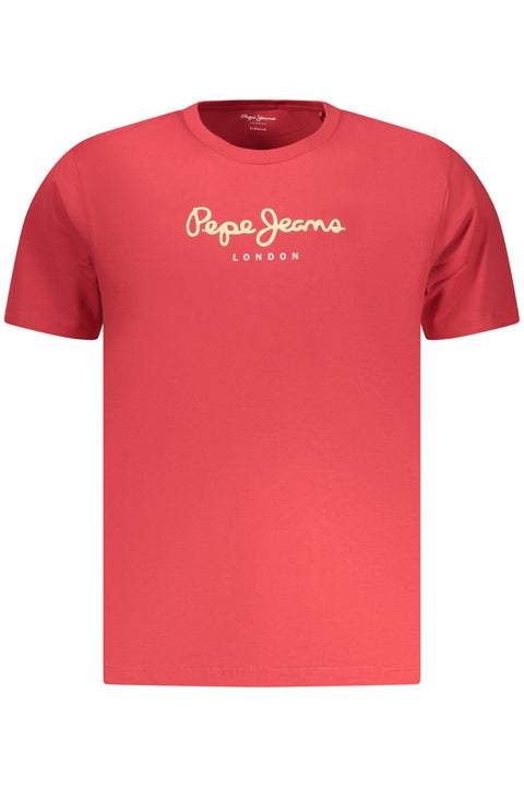 Pepe Jeans T-Shirt Maniche Corte Uomo Rosso