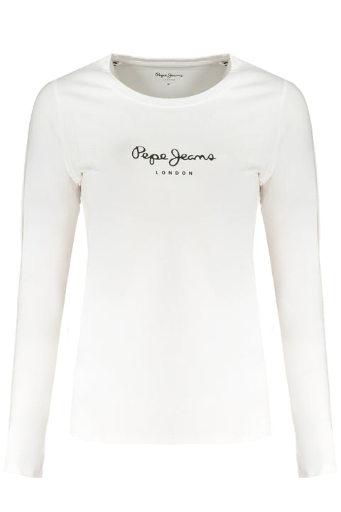 Pepe Jeans T-Shirt Maniche Lunghe Donna Bianco