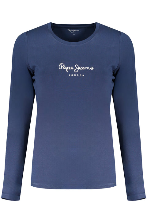 Pepe Jeans T-Shirt Maniche Lunghe Donna Blu