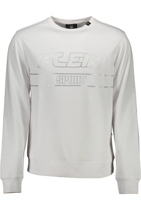 Plein Sport Felpa Senza Zip Uomo Bianco