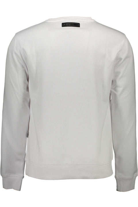 Plein Sport Felpa Senza Zip Uomo Bianco
