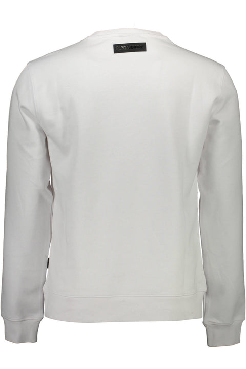 Plein Sport Felpa Senza Zip Uomo Bianco
