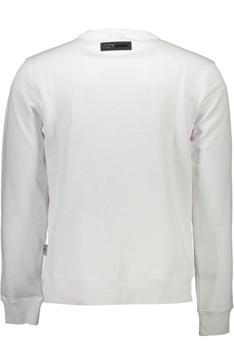 Plein Sport Felpa Senza Zip Uomo Bianco