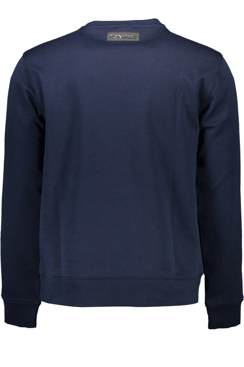 Plein Sport Felpa Senza Zip Uomo Blu