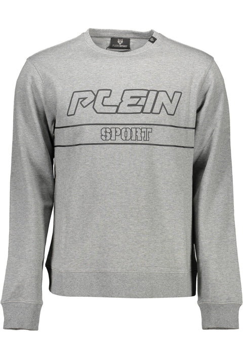 Plein Sport Felpa Senza Zip Uomo Grigio