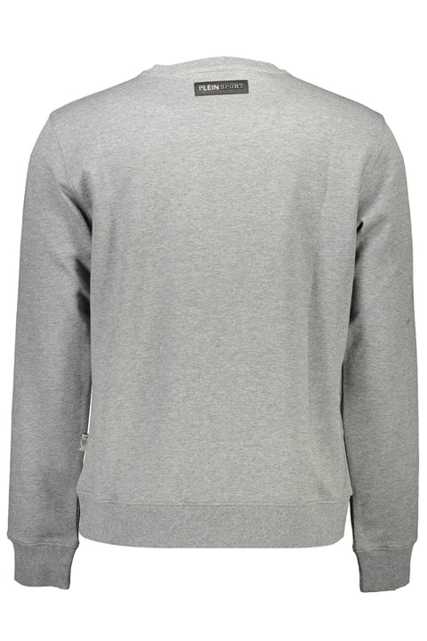 Plein Sport Felpa Senza Zip Uomo Grigio